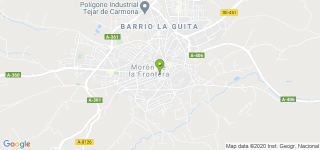 mapa de agencia tributaria de moron de la frontera