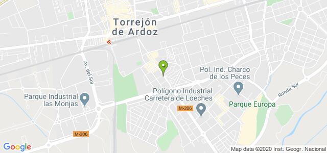mapa de agencia tributaria de torrejon de ardos