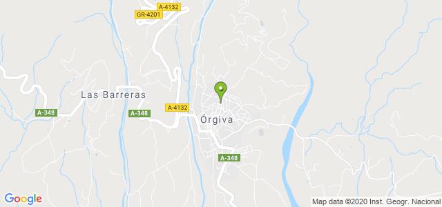 mapa de agencia tributaria de orgiva