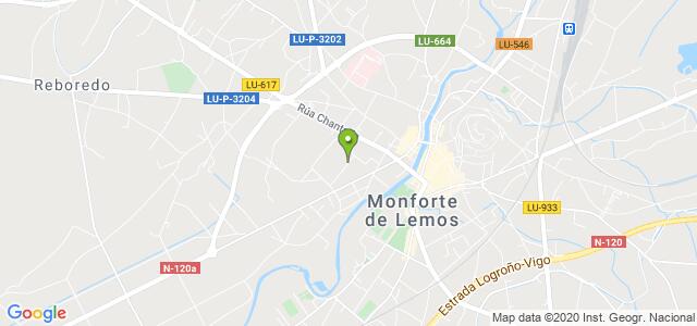 mapa de agencia tributaria de monforte de lemos