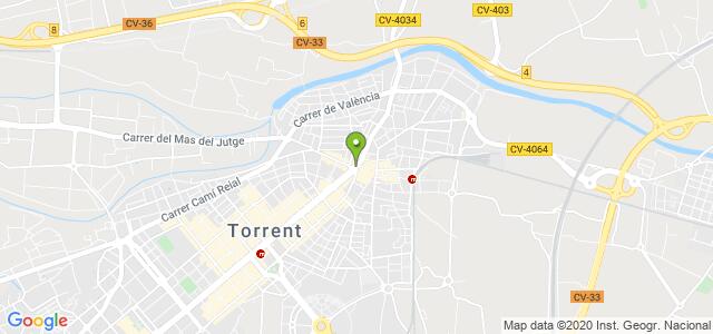 mapa de agencia tributaria de torrent