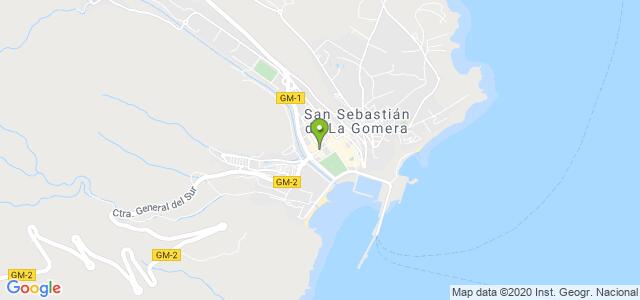 mapa de agencia tributaria de san sebastian de la gomera
