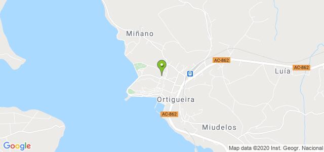 mapa de agencia tributaria de ortigueira