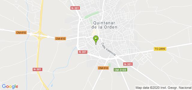mapa de agencia tributaria de quintanar de la orden