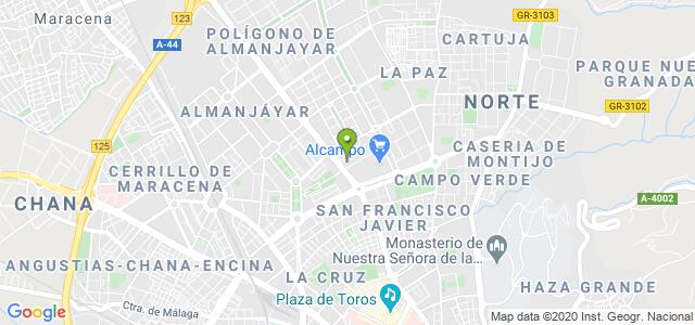 mapa de agencia tributaria de granada almanjayar