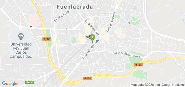 mapa de agencia tributaria de fuenlabrada