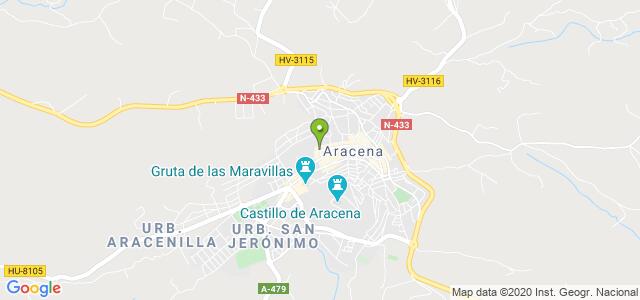 mapa de agencia tributaria de aracena