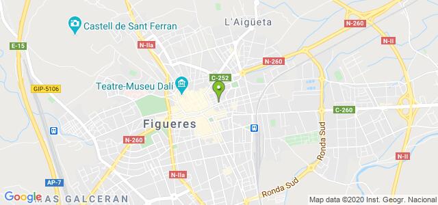 mapa de agencia tributaria de figueres