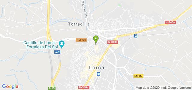 mapa de agencia tributaria de lorca