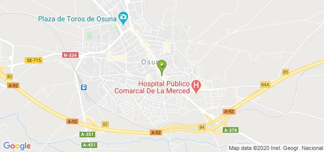 mapa de agencia tributaria de osuna