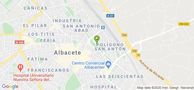 mapa de oficina dgt de albacete