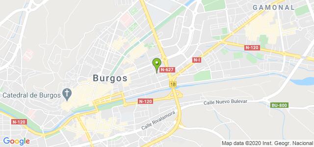 mapa de oficina dgt de burgos