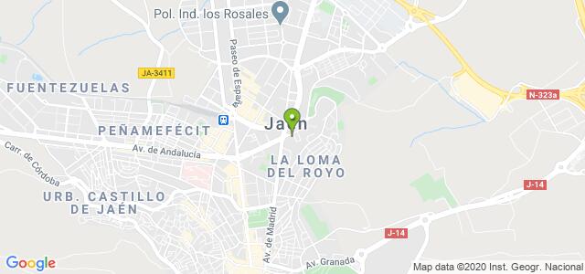 mapa de oficina dgt de jaen