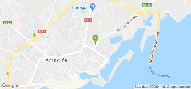 mapa de oficina dgt de lanzarote