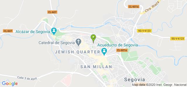 mapa de oficina dgt de segovia