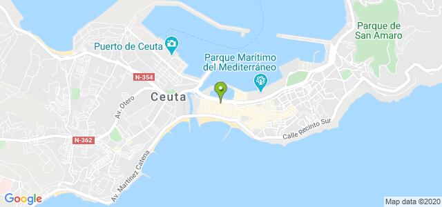 mapa de oficina dgt de ceuta