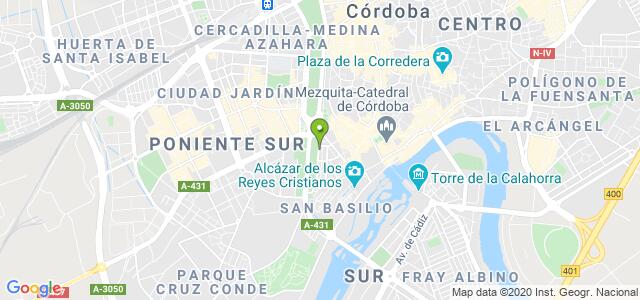 mapa de oficina dgt de cordoba