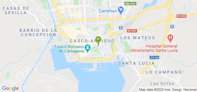 mapa de oficina dgt de cartagena