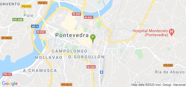 mapa de oficina dgt de pontevedra