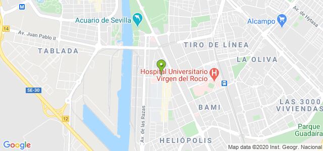 mapa de oficina dgt de sevilla