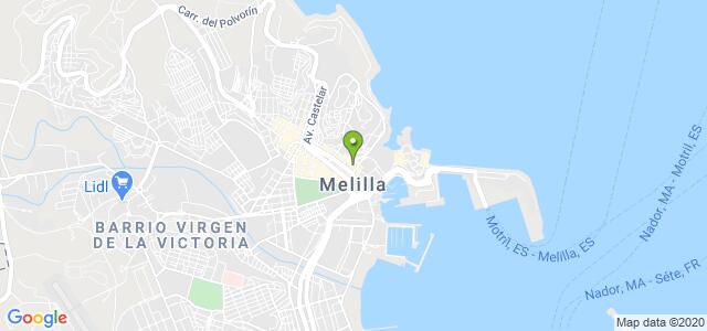 mapa de oficina dgt de melilla