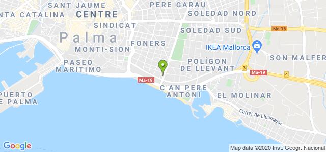 mapa de oficina dgt de mallorca