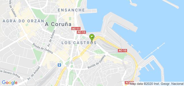 mapa de oficina dgt a coruna