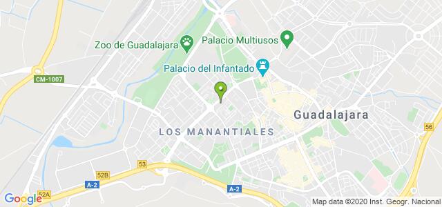 mapa de oficina dgt de guadalajara