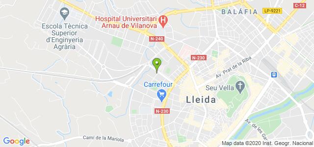 mapa de oficina dgt de lleida