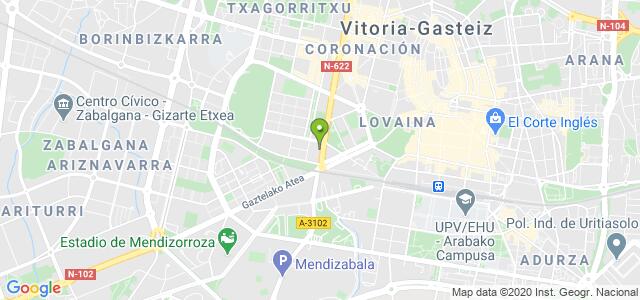 mapa de oficina dgt de vitoria araba