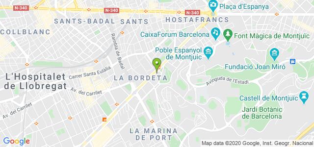 mapa de oficina dgt de barcelona