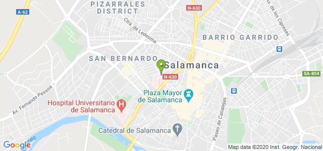 mapa de oficina dgt de salamanca