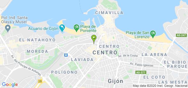 mapa de oficina dgt de gijon