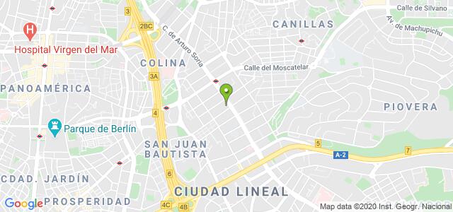 mapa de oficina dgt de madrid