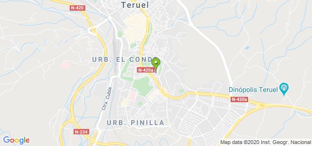 mapa de oficina dgt de teruel