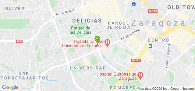 mapa de oficina dgt de zaragoza