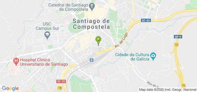 mapa de sepe santiago de compostela centro