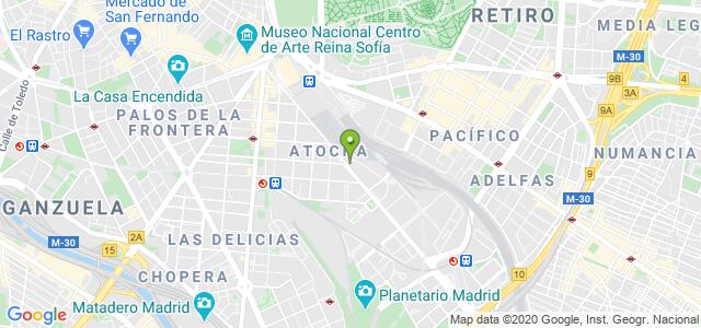 mapa de sepe madrid atocha