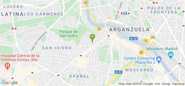 mapa de sepe madrid san isidro