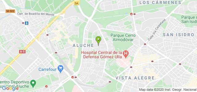 mapa de sepe madrid aluche