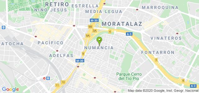 mapa de sepe madrid numancia