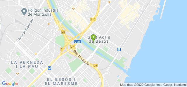 mapa de sepe sant adria de besos