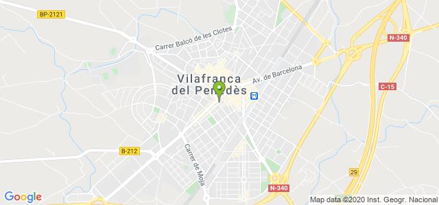 mapa de sepe vilafranca del penedes