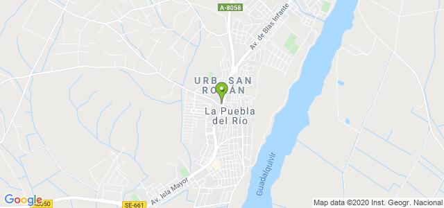 mapa de sepe la puebla del rio