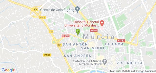 mapa de sepe murcia ronda norte