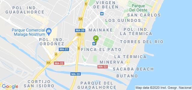 mapa de clinica estetica malaga