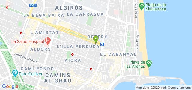 mapa de clinica fisioterapia neofisio