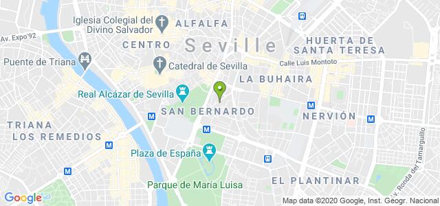 mapa de novophysio fisoterapia en sevilla