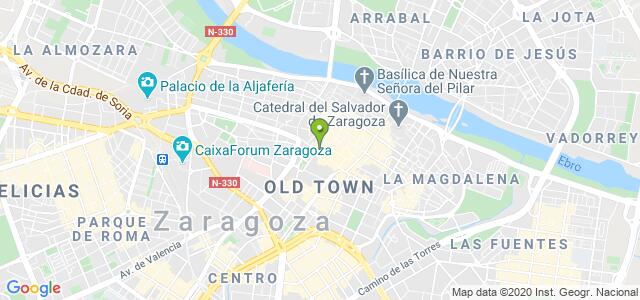 mapa de nut and health zaragoza