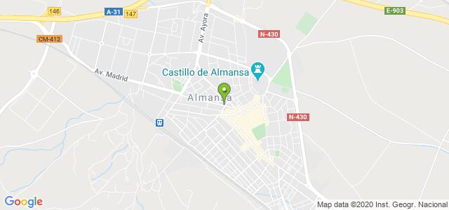 mapa de oficina registro civil de almansa